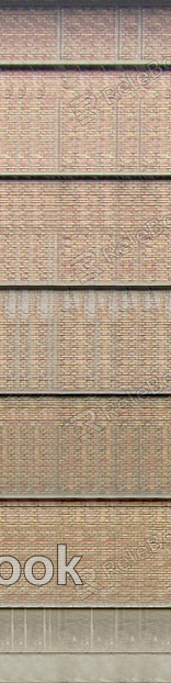 A weathered brick wall, showcasing a pattern of red and orange bricks with visible mortar lines, hints of green moss, and signs of age, basking in a soft, warm light.