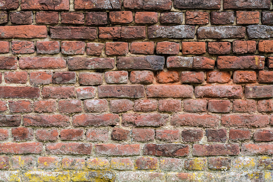 Modern old-fashioned red brick wall industrial wind brick wall dilapidated brick wall texture