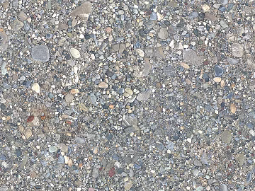 Gray goose soft stone gravel sidewalk road ground street square paving 3d model