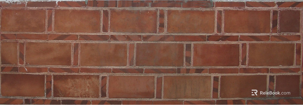 brick wall red big brick wall villa texture