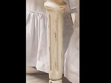 Vintage style white do old wooden table legs texture (ID:ffaeh889921)