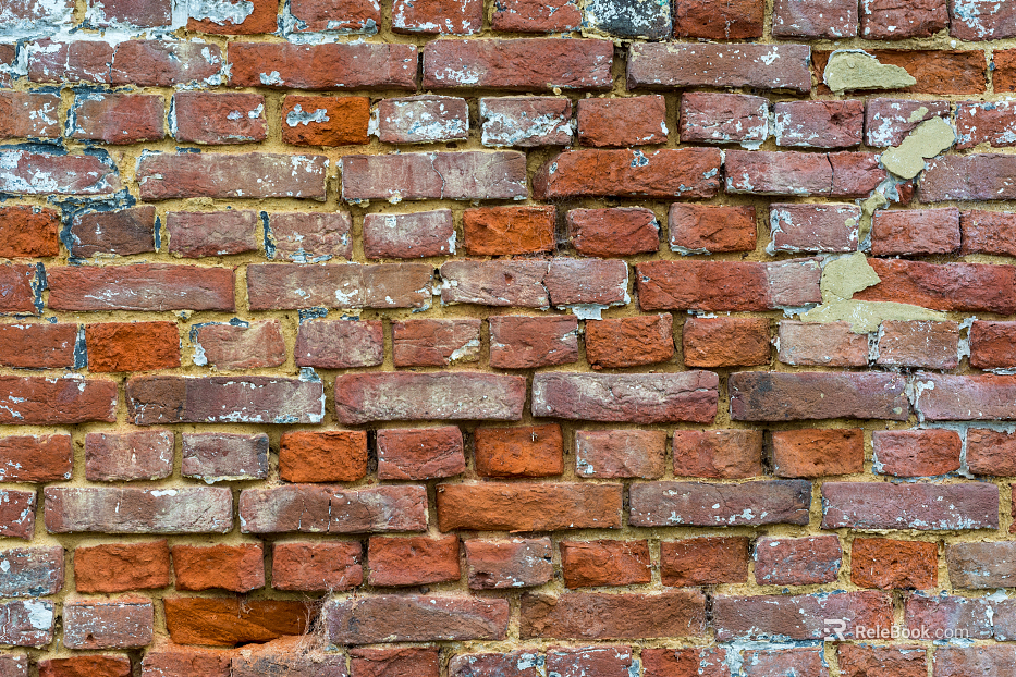 Modern old-fashioned red brick wall industrial wind brick wall dilapidated brick wall texture