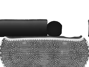 Silver gray perforated metal plate wall decoration texture (ID:ffaeh870251)