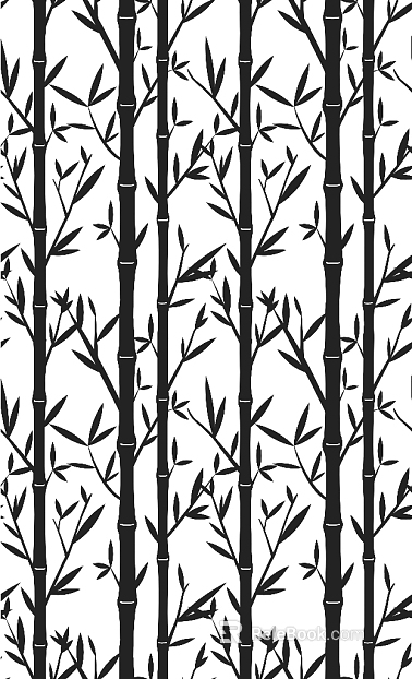 Plant painting texture
