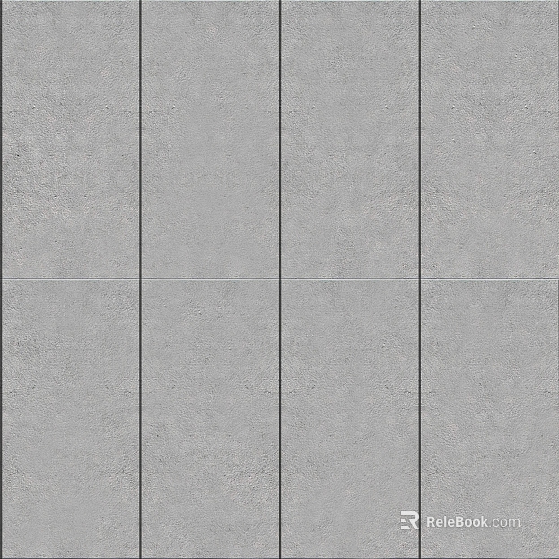 Gray Plain Tile for Kitchen and Bathroom Wall texture