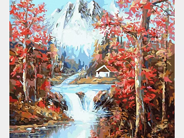 Oil painting, decorative painting, landscape painting texture (ID:ffach164314)