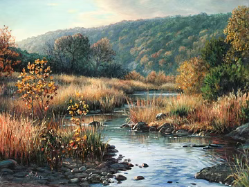 landscape painting texture (ID:ffacf8463)