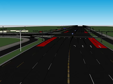 Traffic Scenes of Urban Main Road texture (ID:ffaeh967744)