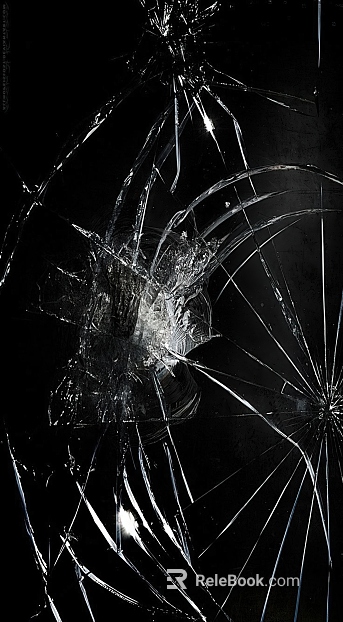 Broken glass texture