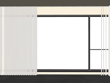 White vertical gauze curtain living room window texture (ID:ffaeh881436)