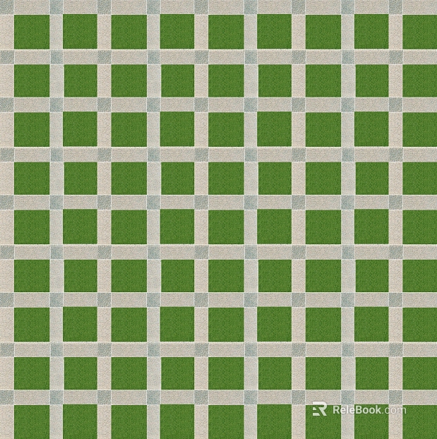 grass-planting brick texture