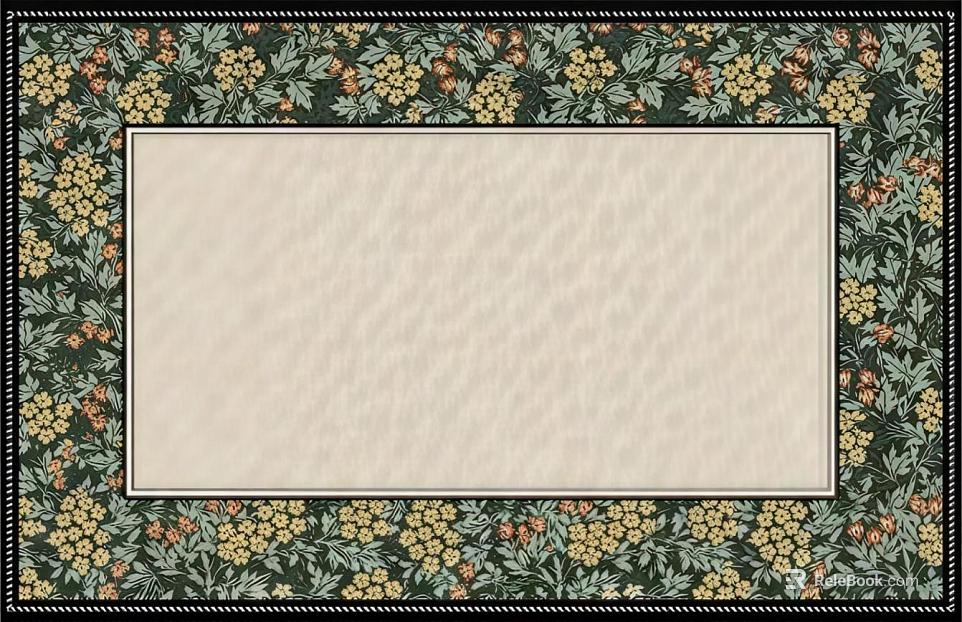 Retro wind yellow green pattern wallpaper background decoration texture