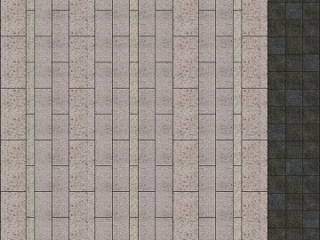 Light gray imitation stone permeable brick outdoor pavement texture (ID:ffaeh408376)