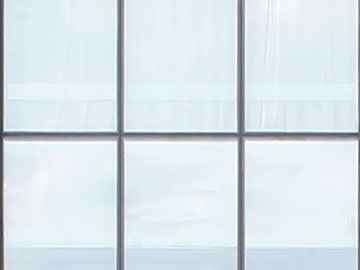 White frosted glass indoor partition 3d model