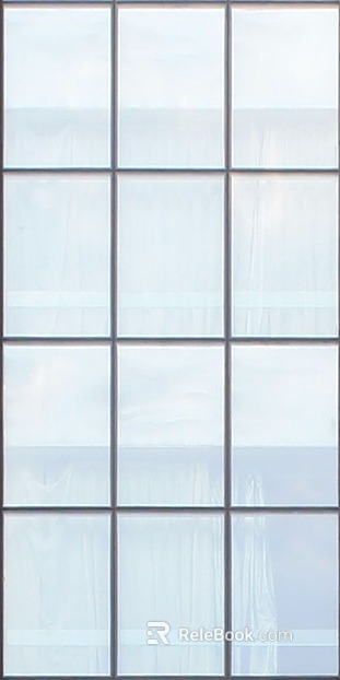 White frosted glass indoor partition texture