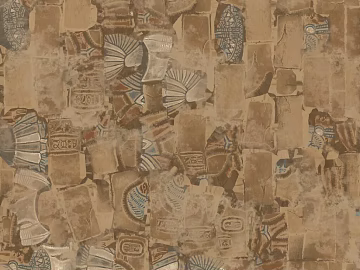 Retro Wind Earth Yellow Mural Tile texture (ID:ffaeh964229)