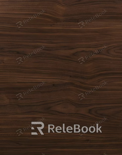 Wood grain HD black walnut texture