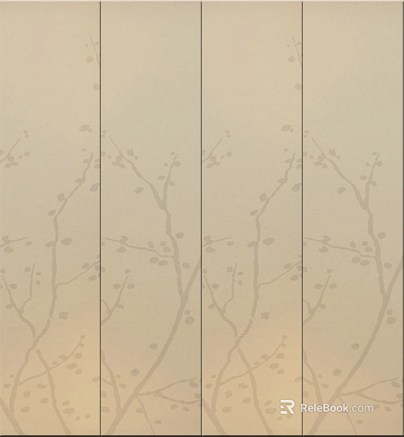 Plant painting texture