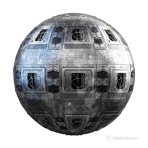 Space capsule PBR texture