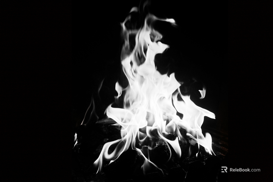 Flame texture texture