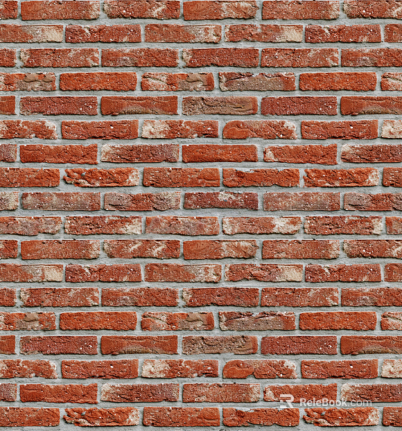 Brick wall Post-war wind red brick cement wall seamless texture