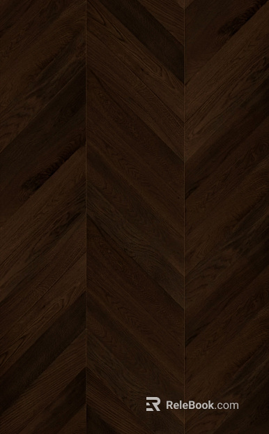 Vintage Deep Brown Curry Fish Bone Wood Floor texture