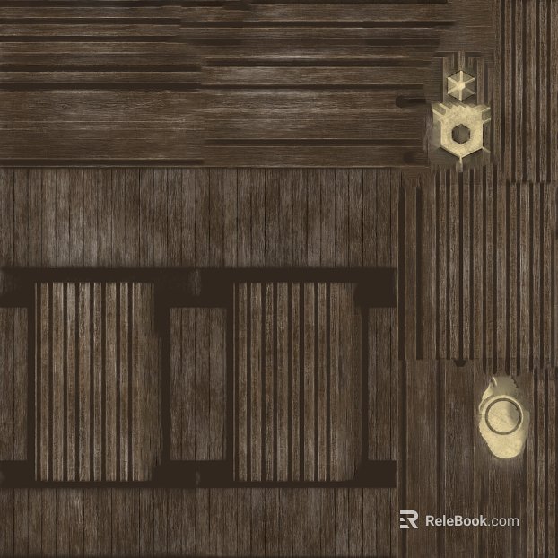 Vintage dark brown wood parquet indoor ground texture