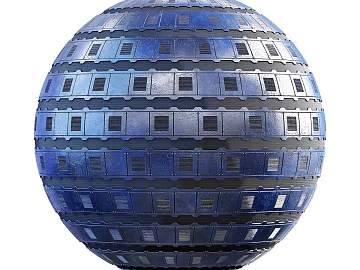 Sci-Fi Exterior Wall PBR texture (ID:ffach253794)