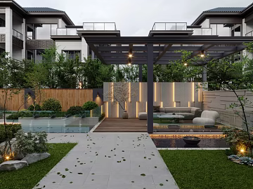 Courtyard Exterior texture (ID:ffach084456)