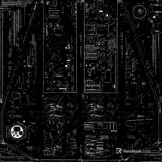 Black white metal circuit board texture texture