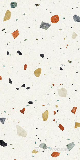 Color terrazzo tile texture