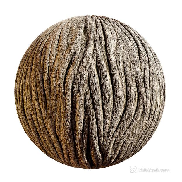 East Asian Bark PBR texture