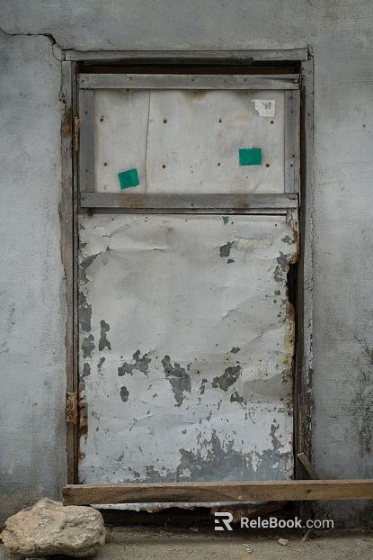 Metal door texture