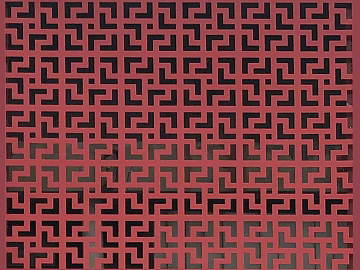Wood carved red partition texture (ID:ffabf9448)