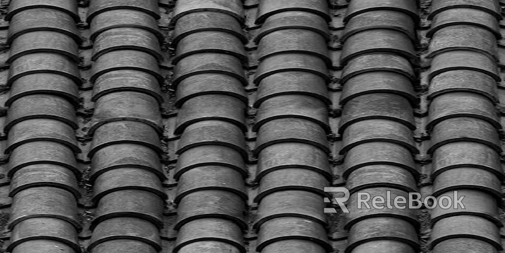 Green tile texture
