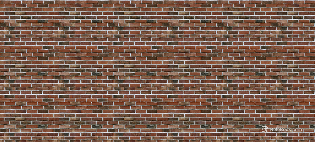 Brick wall retro red brick color texture
