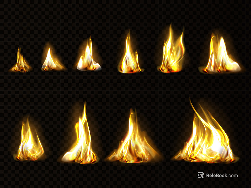 Flame texture texture