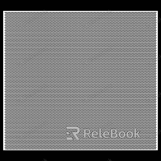 Perforated plate metal texture