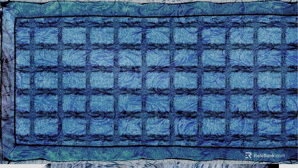Blue and blue tone plaid decorative fabric texture