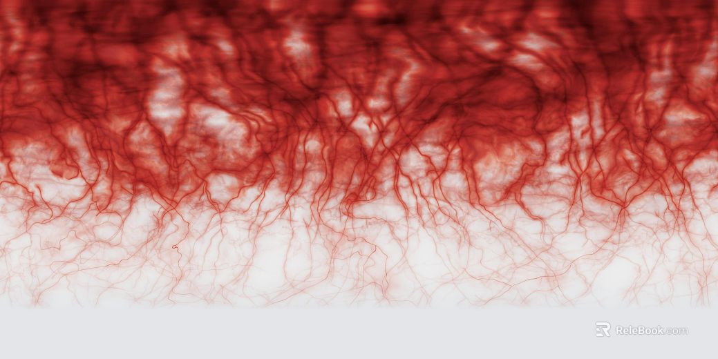 Red and White Vessel Texture Map texture