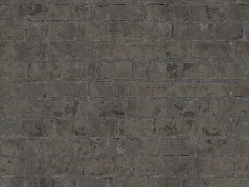 Dark gray vintage brick wall background wall texture (ID:ffaeh700876)