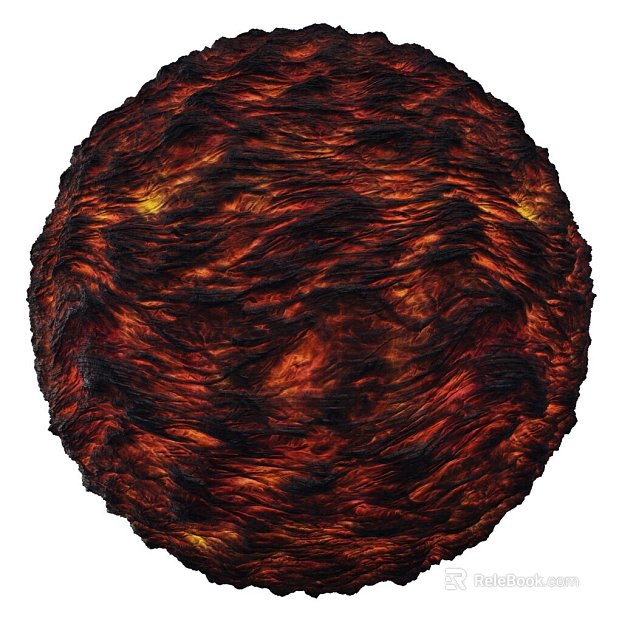 Magma PBR texture