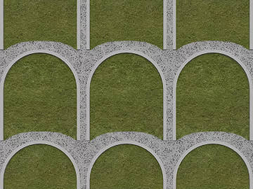 grass-planting brick texture (ID:ffaeg89548)