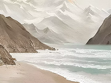 Quiet Wind Porch Decorative Painting texture (ID:ffach344374)