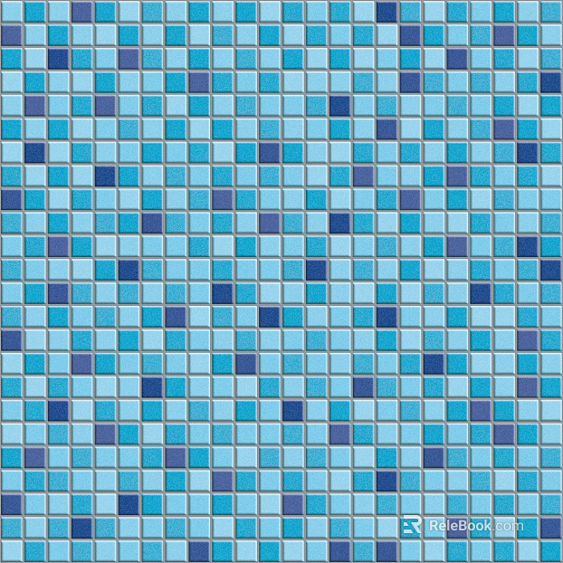 Mosaic Ceramic Map texture