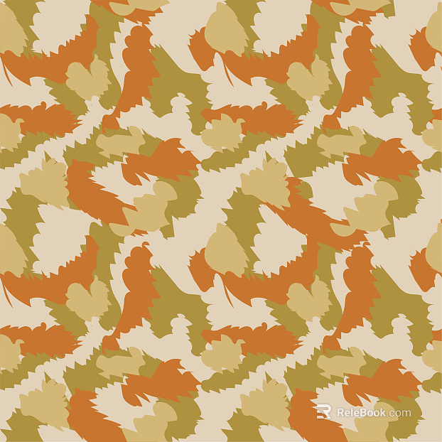 Camouflage green blue mosaic camouflage clothing fabric texture