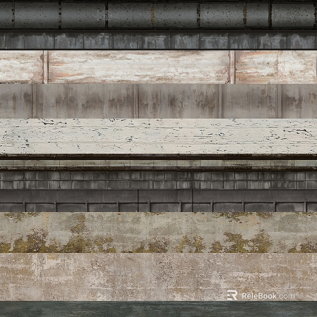Industrial wind old composite plate wall texture