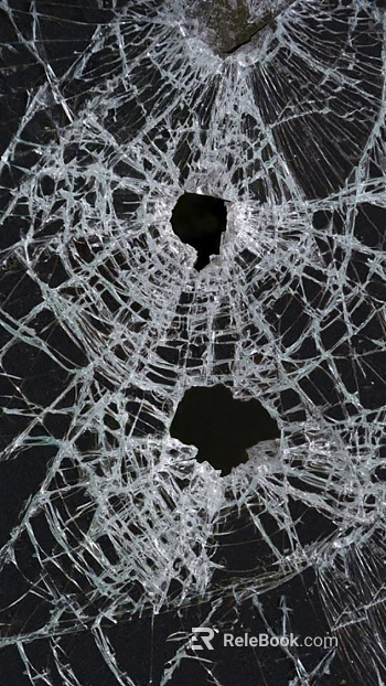 Broken glass texture
