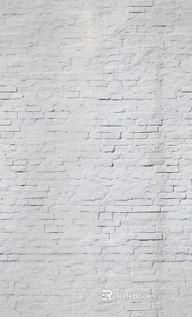 White brick wall texture