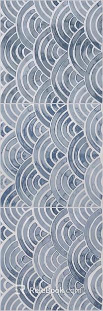 blue wave tile texture